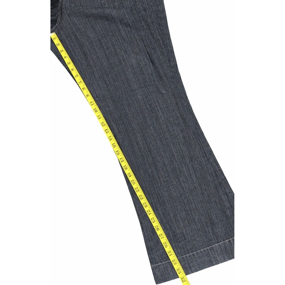 Z Cavaricci Dark Wash Bootcut Flare Low Rise Jeans Women’s 24 Stretch Denim - Picture 6 of 7